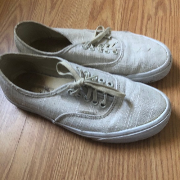 Women’s tan vans lace up - Picture 2 of 2